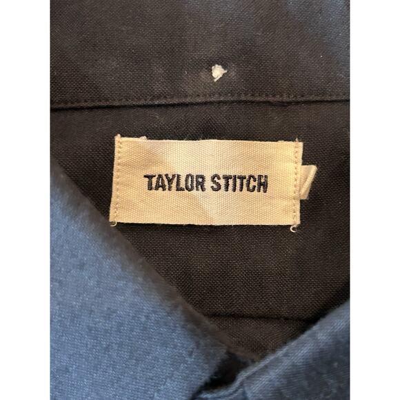 Taylor Stitch The Katherine in Black Washed Oxford Button Down Size 40 - Picture 9 of 9